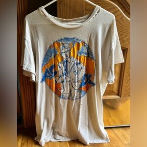 Rare Madeworn AC/DC Lightning Bolt T-shirt, New, Size L, unisex,